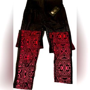 CODEFIT Premium Thick Fleece High Waist Tummy Control Slimming Leggings